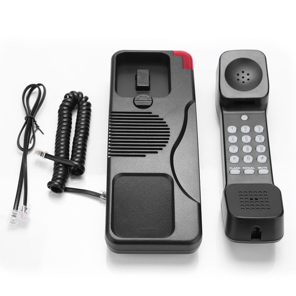 Hotel Business Telephone Extension No Caller Id Waterproof Wall Desk Phone