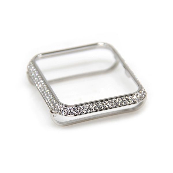 Silver Rhinestone Case For Apple Watch 42mm