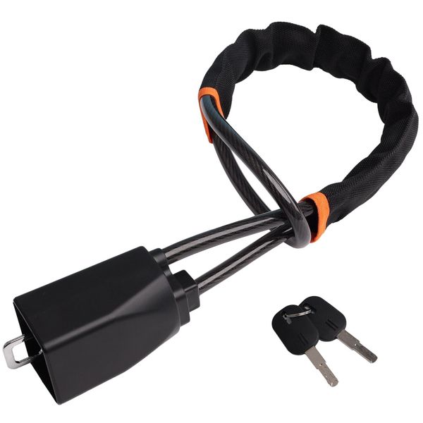 Car Steering Wheel Wire Rope Lock Safety Anti-theft Lock