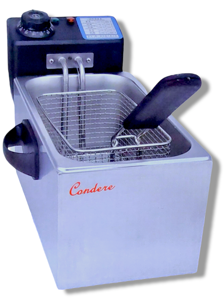 Condere - 3Liter Electric Deep Fryer - Stainless Steel 2000W