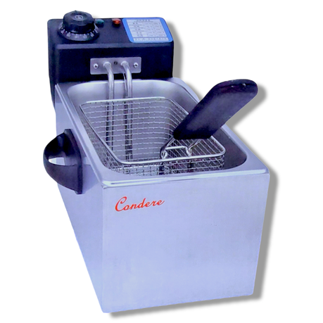 Electric Fryer with basket thermostat adjustable power 2000W