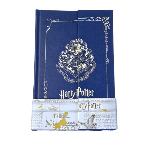 Harry Potter Hogwarts Blue Hardcover Notebook - Collector's Edition