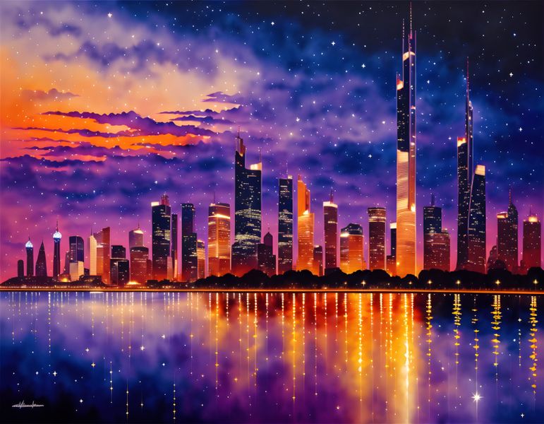 Canvas Wall Art - Frankfurt Artwork