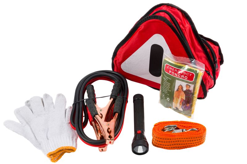 Presence 7-Piece Emergency Car Kit for Unforeseen Driving Issues