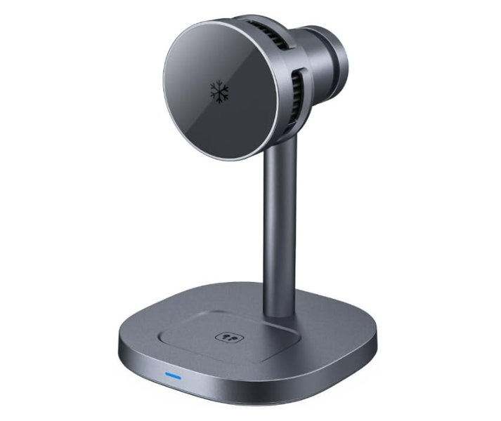 3 in 1 Charging Station with Cooling Fan, Magnetic Wireless Charger