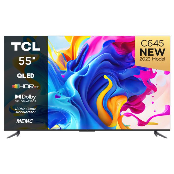 TCL 55" C645 UHD QLED Smart Google TV