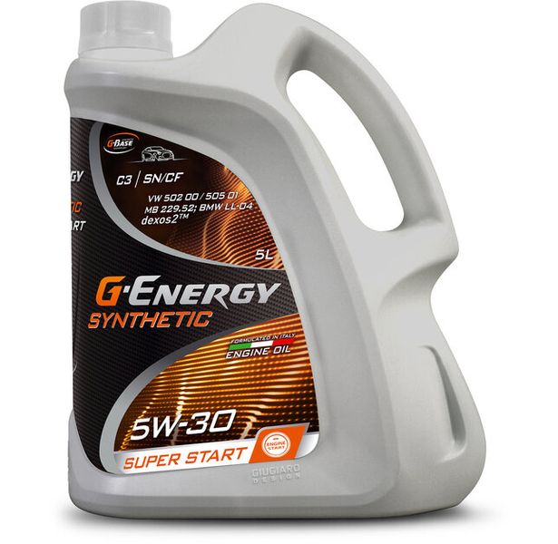 G-Energy Synthetic Super Start- 5W30- 5L
