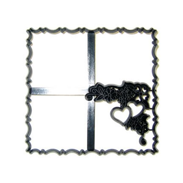 Patchwork Cutters NAME PLACE SETTING 'A' HEART Sugarcraft Cake Decorating