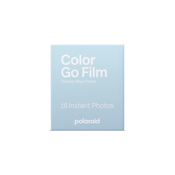 Polaroid Color film for Go Powder Blue Frame Edition