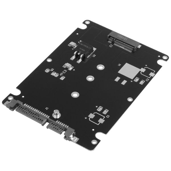 B+M key Socket 2 M.2 NGFF(SATA)SSD to 2.5 SATA Adapter Card with Case