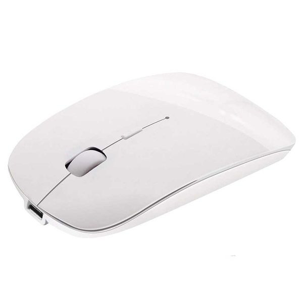 Rechargeable Wireless Bluetooth Mouse-White
