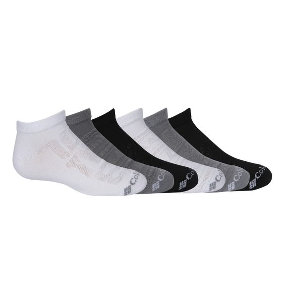 Columbia Women's Wander No-show Pattern Mesh Sock's Multi 6 Pack One Size