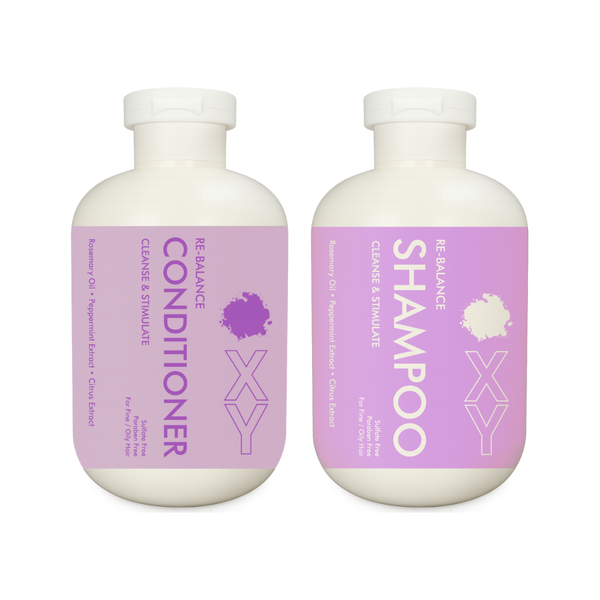 XY Shampoo &amp; Conditioner Re-Balance 500ml (Cleanse &amp; Stimulate)