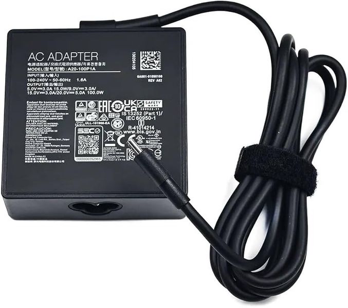 100W USBC A20-100P1A AC Adapter compatible with ASUS ROG Flow X13 GV301