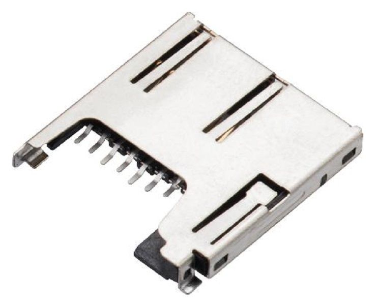 Wurth Elektronik (693072010801) Memory Card Connector, MicroSD, 8 Contacts