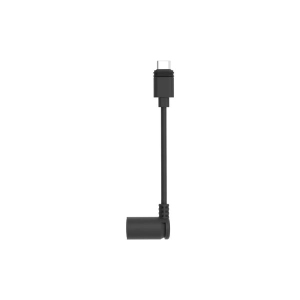 RING - Solar Panel Barrel Plug to USB-C Adapter - Black