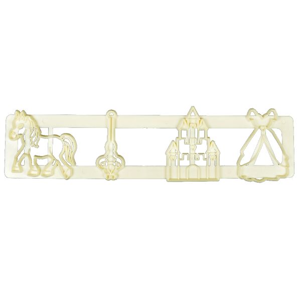 Fairytale Motifs Sugarpaste Sugarcraft Cutter Stencil for Cake Decoration