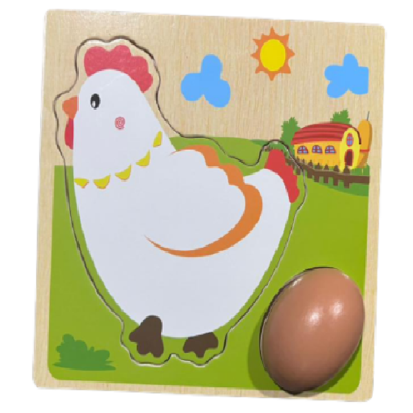 Intellectual 3D Chicken Life Cycle Story Puzzle