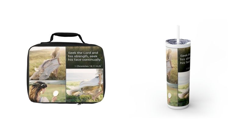 1 Chronicles Bible Bag &amp; Tumbler Combo