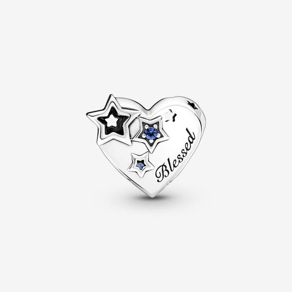 Thankful Heart &amp; Stars Charm