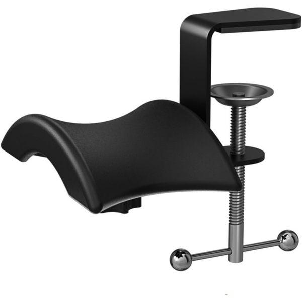 Under Desk Headphone Hanger Adjustable Headset Stand With Clamp No Drilling