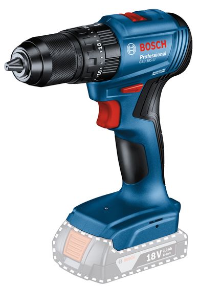 Bosch - Cordless 18V Impact Drill - GSB 185-LI - (Battery Not Included)