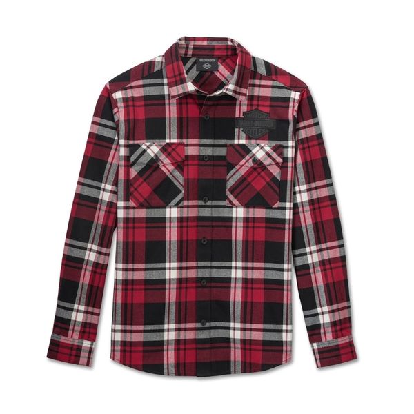 Harley-Davidson Men's Bar &amp; Shield Flannel Shirt - Plaid