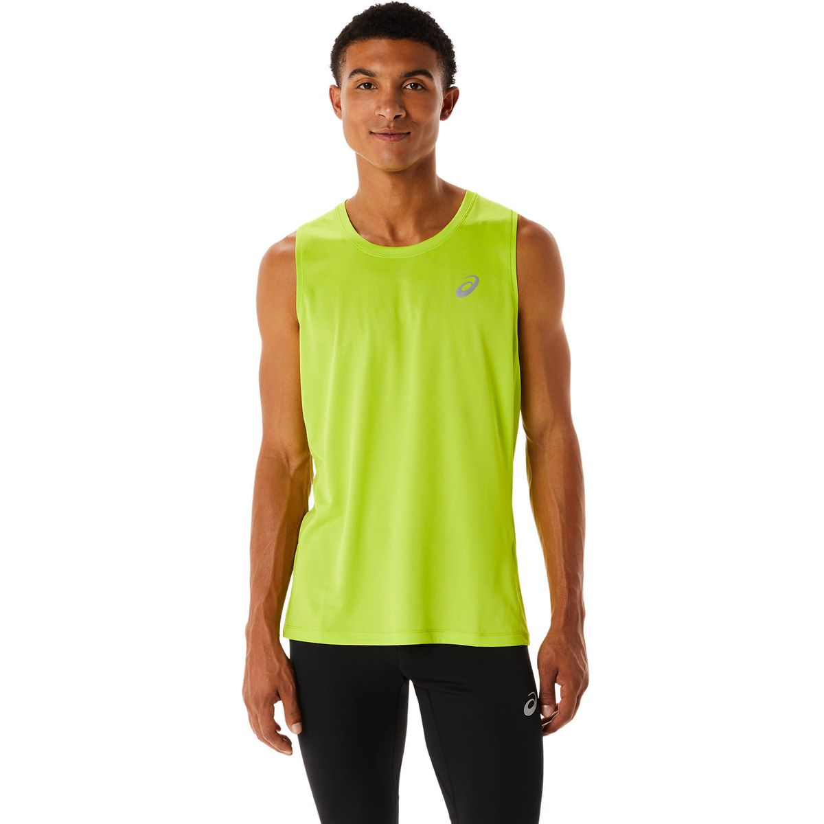 ASICS Men's Core Running Singlet - Lime Zest | Shop Today. Get it ...