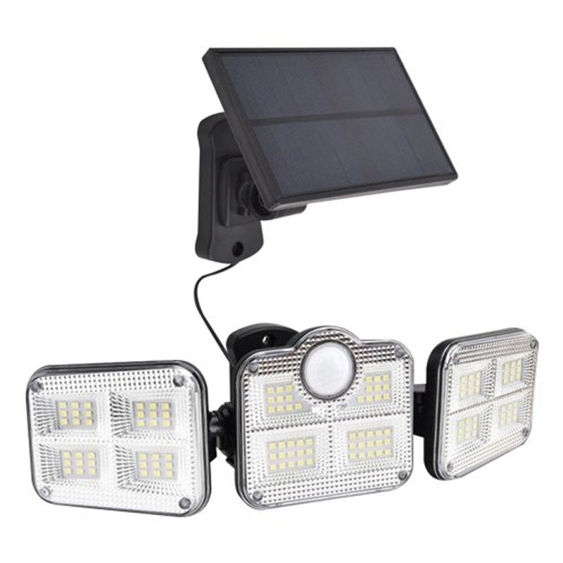 3 Waterproof Head Motion Sensor Solar Lights With Remote Control GD