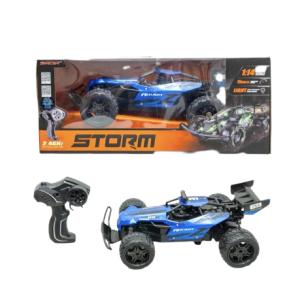 High-Speed Remote Control Racing Car with LED Lights | 2.4GHz RC