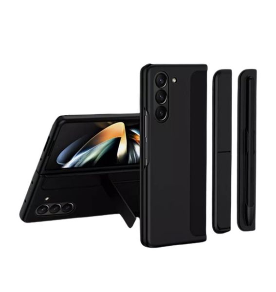 2in1 Protective Case With Stand and Pen For Samsung Galaxy Fold 4- Black