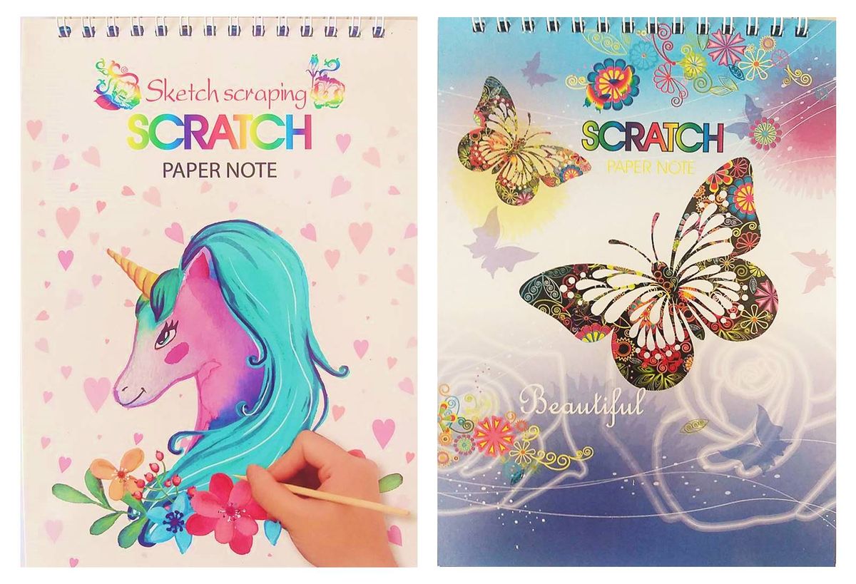 Rainbow Scratch Art Sketch Pad Bundle Shop Today. Get it Tomorrow