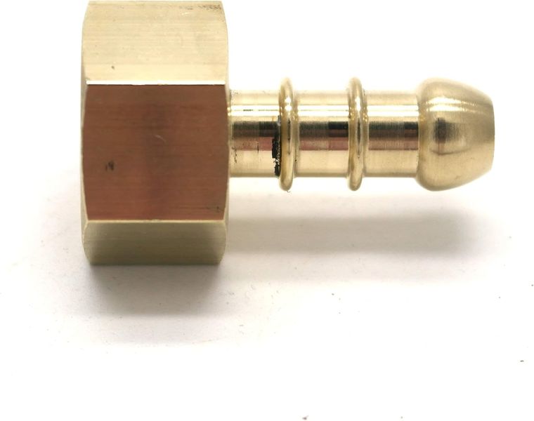 1/2" Female To Hose Tail Gas Adaptor