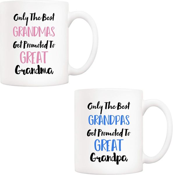 Best grandma and grandpa-Father's day-Mother's day-Valentines-Christmas Mug