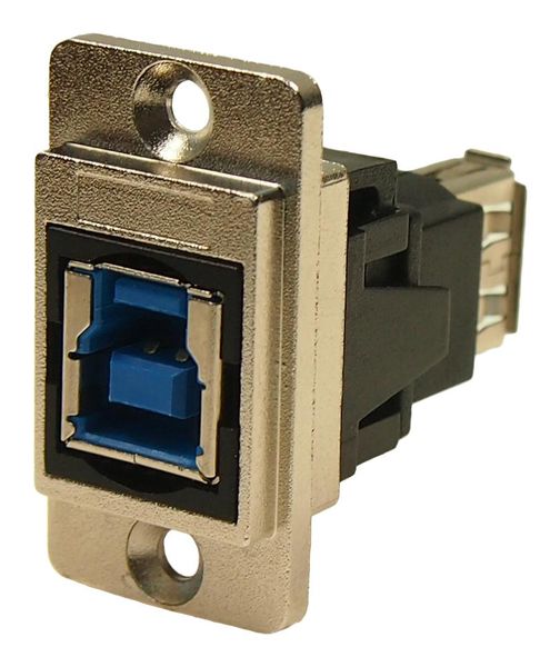 Cliff Electronic (CP30706NM) USB Adapter, CSK Hole, USB 3.0