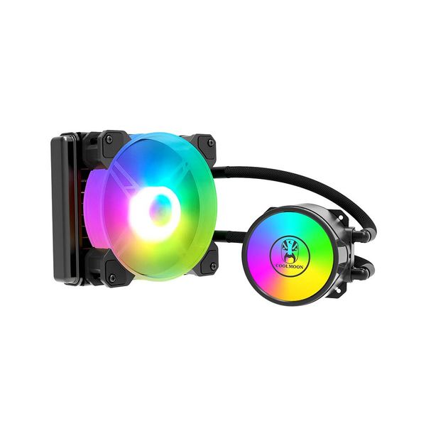120mm Cold Moon AR120 One-Piece Liquid RGB Lit Computer Case Cooling Kit