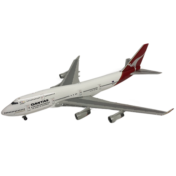 1:400 Scale, Qantas, Boeing 747-400, Diecast Metal Display Model Aircraft.