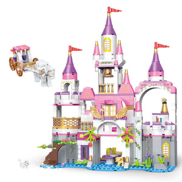 Cogo - Building Block Set - Fairytale Dream Castle - 516 Pieces