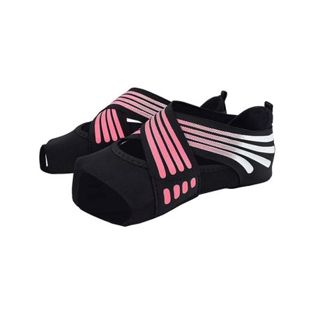 One Pair Toeless Non Slip Anti-Skid Pilates Yoga Socks (Size:L) - Pink, Shop Today. Get it Tomorrow!