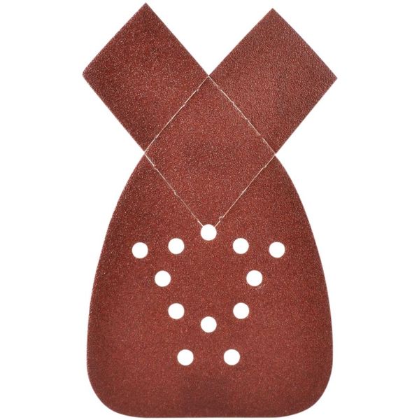 Klingspor - 20cm 8 Hole 100 Grit Tri-Pad Sanding Pad - 5 Pack