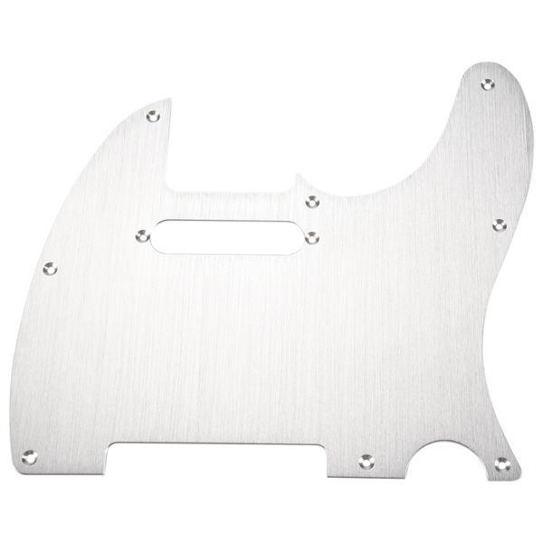 Silver 8 Hole Guitar Pickguard Metal Pick Guard for