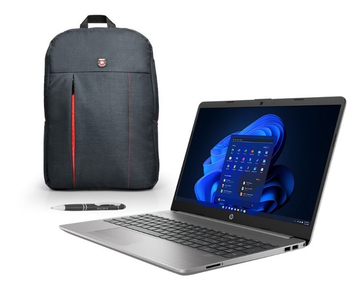 HP 250 G9 15.6" Core i3 | 8GB | 256GB SSD FHD Notebook, Backpack &amp; Stylus