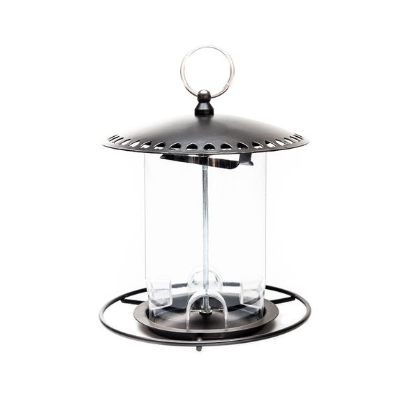 Bird Box Bird Feeder - Black (18,5cm X 17,5cm X 17,5cm)