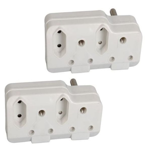 3 PACK: Direct Plug-in Multi Plugtop 2 X 3 pin 16A + 2 X 2 Pin 5A