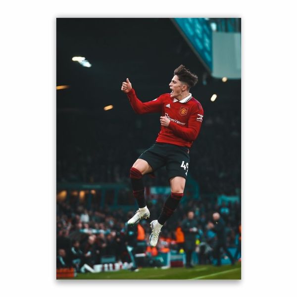 Alejandro Garnacho Man United Poster - A1