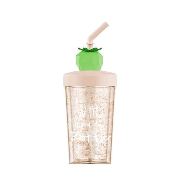 Creative Super-D 270ml Water Bottle Drinking Cups with Lid Cup &amp; Straw