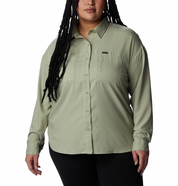 Columbia Women's Silver Ridge Utility Long Sleeve Safari EXT Big &amp; Tall