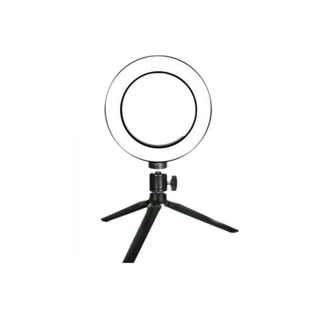 Multiple Mode 20cm LED 8 inch Ring Fill Light with Mini Tripod Image