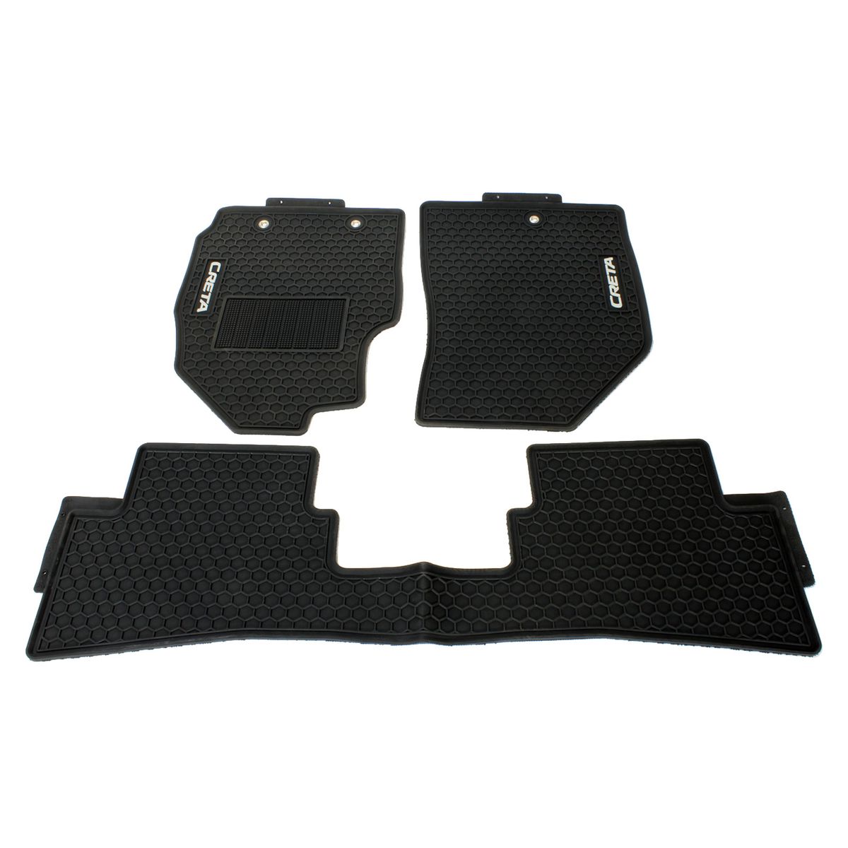 Hyundai Creta 2017 White Car Floor Mat 3 Piece Set Black Buy