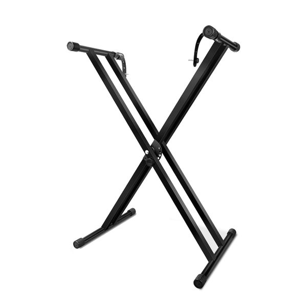 Universal Digital Piano Stand Double X Electronic Piano Stand with Straps